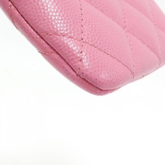 CHANEL Pink Grained Calfskin Coin Purse AP2061 Rank A - Picture 3 of 6